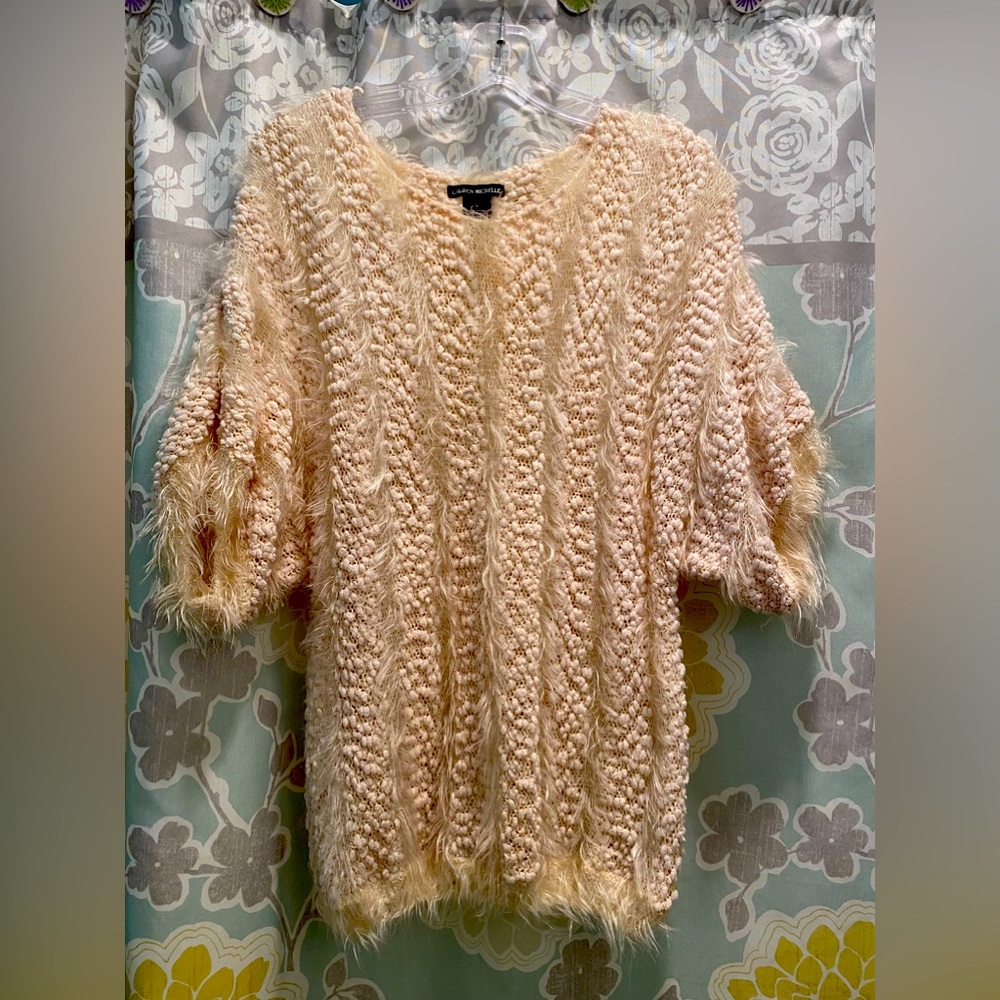 Rich fluffy sweater